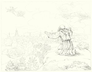 Illustratie voor Schillers Lied von der Glocke door Friedrich August Moritz Retzsch