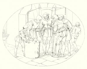 Illustratie voor Schillers Lied von der Glocke door Friedrich August Moritz Retzsch