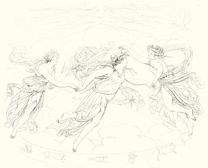 Illustratie voor Schillers Lied von der Glocke door Friedrich August Moritz Retzsch