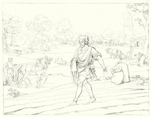 Illustratie voor Schillers Lied von der Glocke door Friedrich August Moritz Retzsch