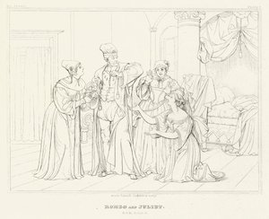 Romeo en Julia, Act III, Scene 5 (gravure)