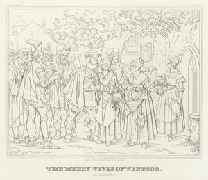De Vrolijke Vrouwtjes van Windsor, Act I, Scene 1
