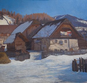 Boerderij door Friedrich Beck