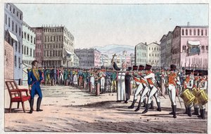 Executie van Joachim Murat door vuurpeloton in Pizzo Calabro, 13 oktober