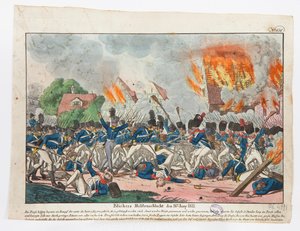 De heldhaftige Blücher in de strijd, 16 juni 1815, 1815 door Friedrich Campe