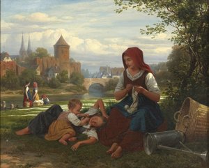 Friedrich Eduard Meyerheim - De bleek, 1845