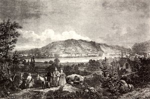 Bad Ems door Friedrich Foltz