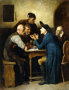 Praten over politiek door Friedrich Friedlander