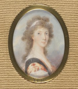 Portret van een dame door Friedrich Heinrich Fuger