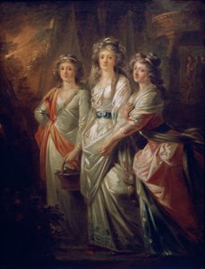 De gravinnen Elisabeth, Christiane en Marie Karoline von Thun