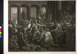Uit de Romeinse geschiedenis (Livy Camillus is naar de sterke man geroepen) door Friedrich Heinrich Fuger