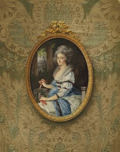Portret van Prinses Elisabeth Wilhelmine Louise, dochter van Hertog Eugene van Württemberg, 1788