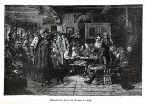 Werving voor het Silezische Leger, 1882