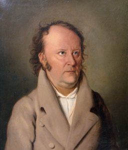 Portret van de schrijver Jean Paul 1763-1825, 1810 door Friedrich Meier