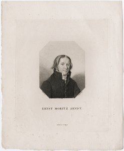 Portret van Ernst Moritz Arndt, 1817