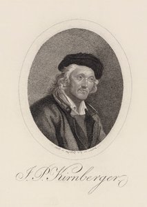 Portret van de componist Johann Philipp Kirnberger 1721-1783 door Friedrich Wilhelm Bollinger