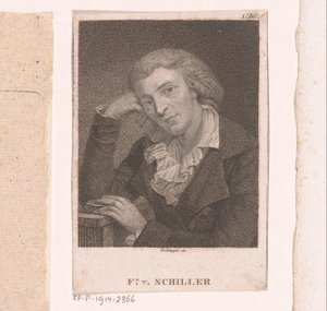 Portret van Friedrich von Schiller