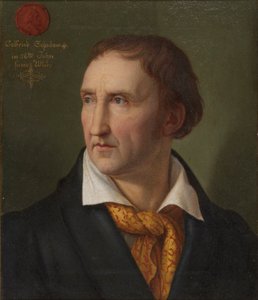 Portret van Johann Gottfried Schadow 1764-1850, 1819