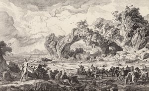 Doden van het heilige vee van Helios door Friedrich the Elder Preller