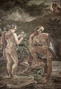 Odysseus op het eiland Circe, Scènes uit de Odyssee