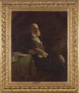 Anton Ritter von Schmerling (1805-1893), voorzitter van de Oostenrijkse Keizerlijke Raad door Friedrich von Amerling