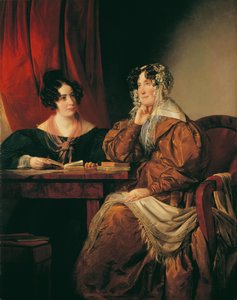 Henriette barones Pereira-Arnstein (1780-1859) met haar dochter Flora (1814-1882)