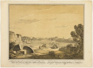 Ruïnes van de Tempel van Jupiter in Agrigente door Friedrich von Gärtner