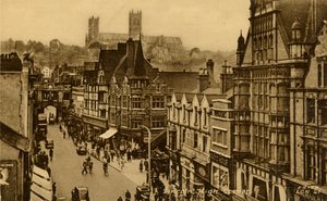 Lincoln High Street, eind 19e-begin 20e eeuw