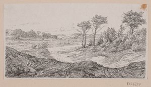 Landschap door Frits Grove