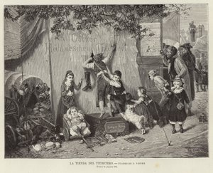 De tent van de poppenspeler door Fritz Beinke