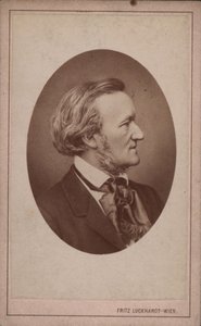 Portret van de Componist Richard Wagner 1813-1883, ca. 1875 door Fritz Luckhardt