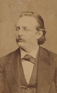Portret van de organist en componist Edmund Kretschmer 1830-1908, ca. 1880