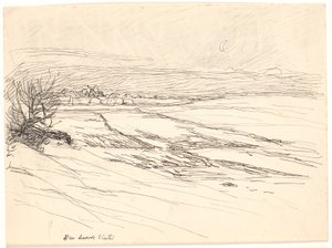 De harde winter door Fritz Syberg