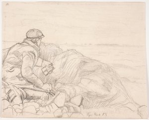 Johannes Larsen maakt studies