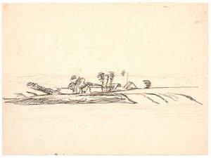 Landschap met een Boerderij