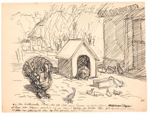 En de kalkoense haan... door Fritz Syberg