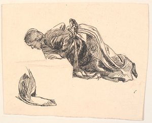 Schets voor de figuur van de moeder op: Daar heb je je ogen, zei de dood...