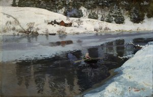 Van Simoa, Winter door Frits Thaulow