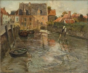 Laag water door Frits Thaulow