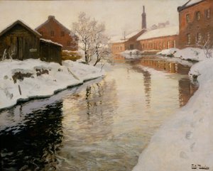 Lysaker Rivier door Fritz Thaulow