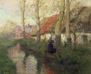 Onbekend schilderij door Frits Thaulow