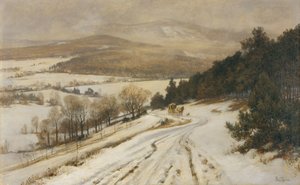 Taunusgebergte in de Winter, voor 1900