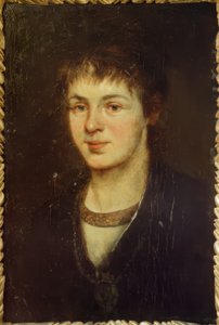 Portret van Amalie Uhde door Fritz von Uhde