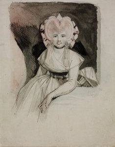 Portret van de Vrouw van de Kunstenaar door Füssli