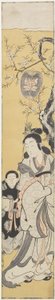 Xiwangmu (Koningin Moeder van het Westen) en Begeleider, c.1764 door Fusanobu Tomikawa