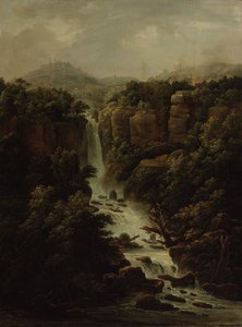 Waterval bij het pauselijk paleis in Rome