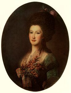 Portret van gravin J. V. Santi door Fyodor Rokotov