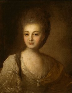 Russisch: "Portret van A.P.Struiskaya" Portret van A.P.Struiskaya