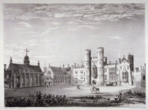 Lambeth Palace, Londen, ca. 1830 door GF Bragg