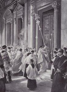 Een vastenavondgebruik, Rome door G.S. Amato